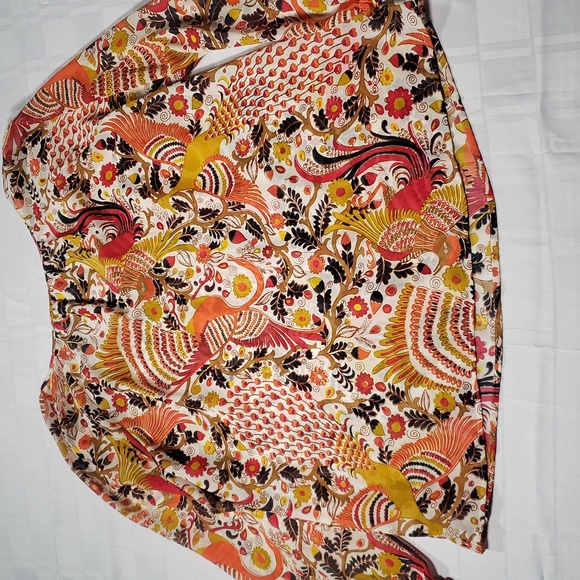 🦜NWOT Charter Club sheer bohemian blouse in Large🦜 - Picture 6 of 9